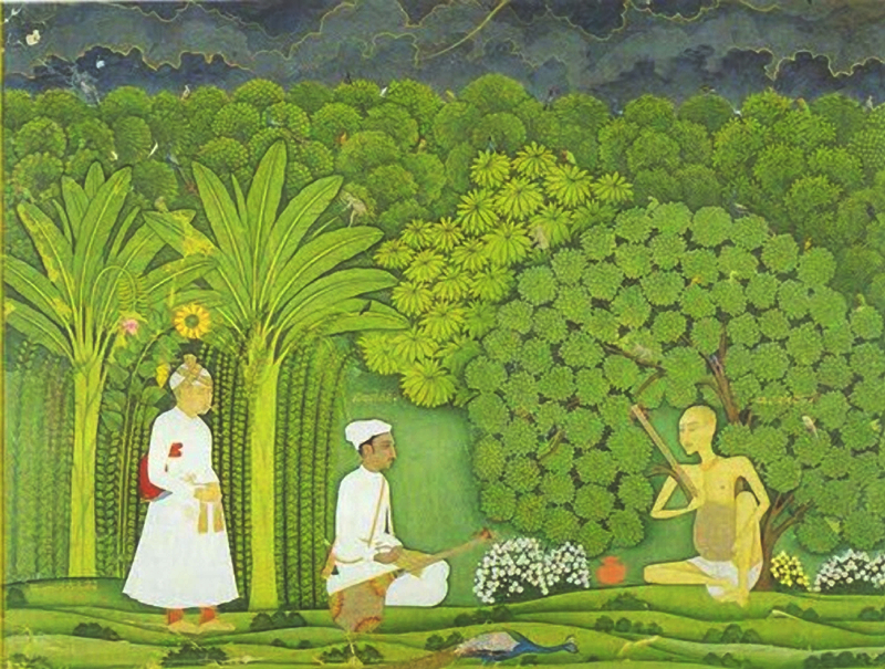 Akbar in Vrindavan